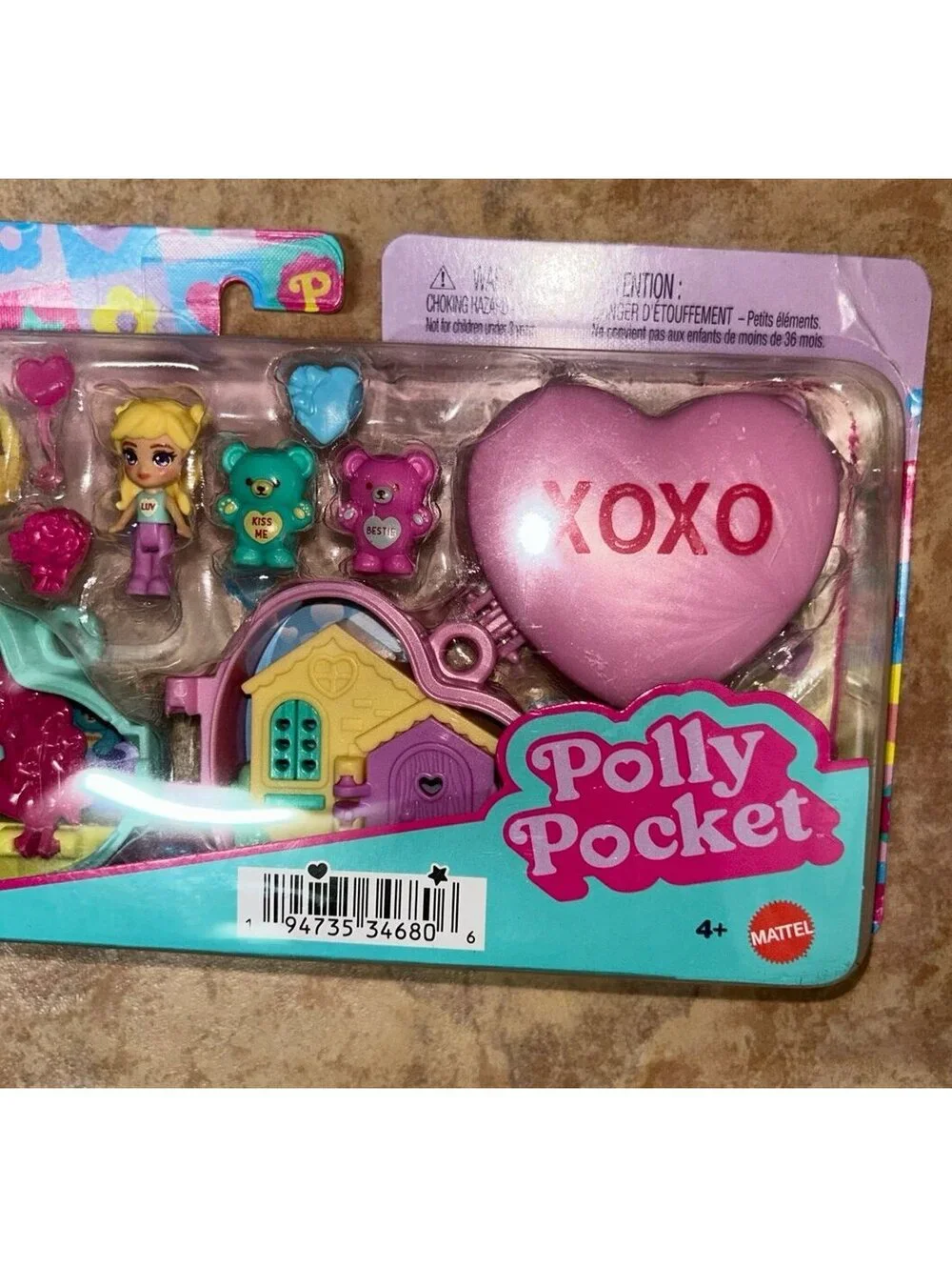 Polly Pocket Sweethearts Valentine Compact Playset NEW SEALED Mattel